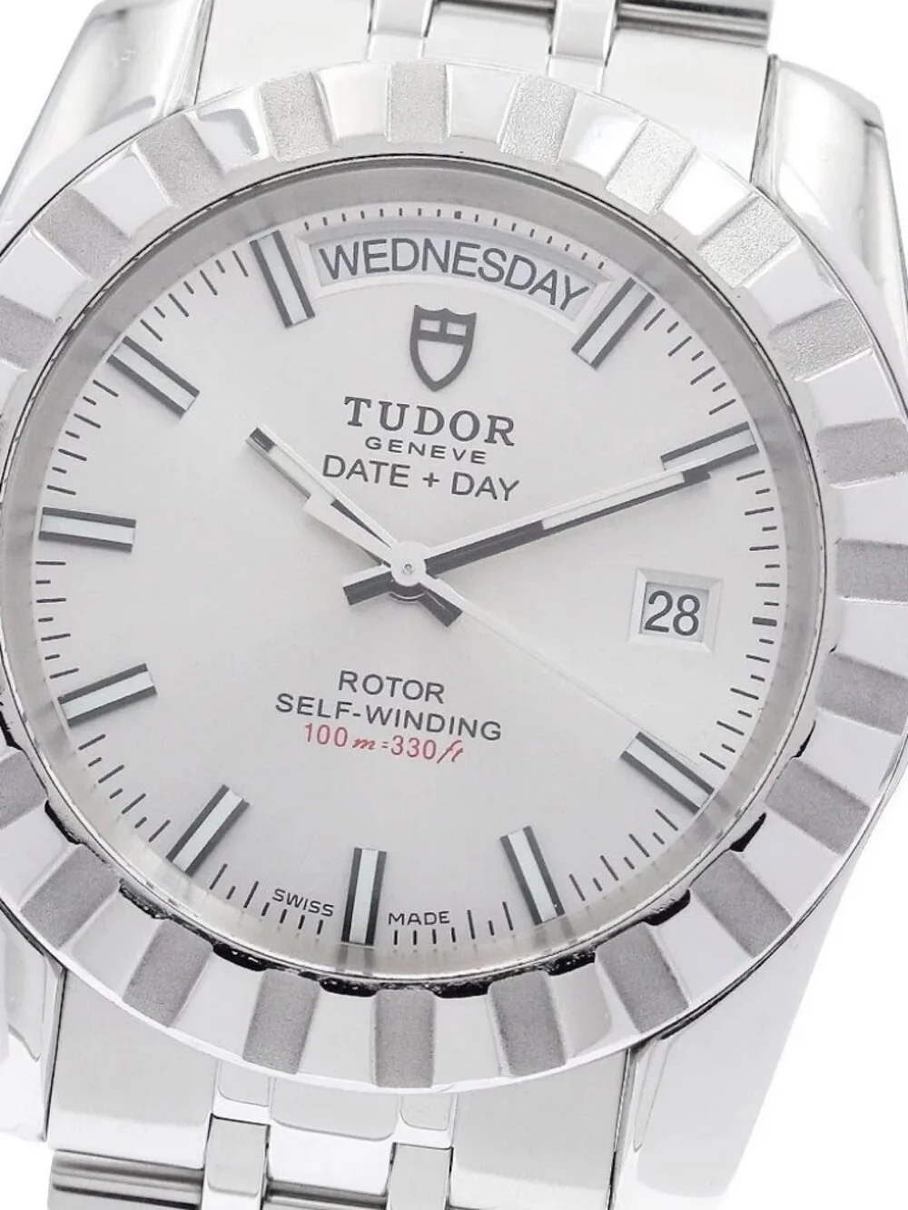 TUDOR Classic Date Day 23010 Silver Dial Automatic Men's Watch_960454